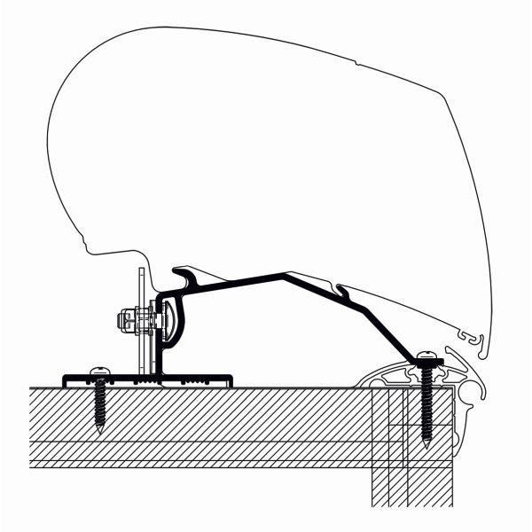 Thule Adria Caravan Voortent Adapter Berger Camping